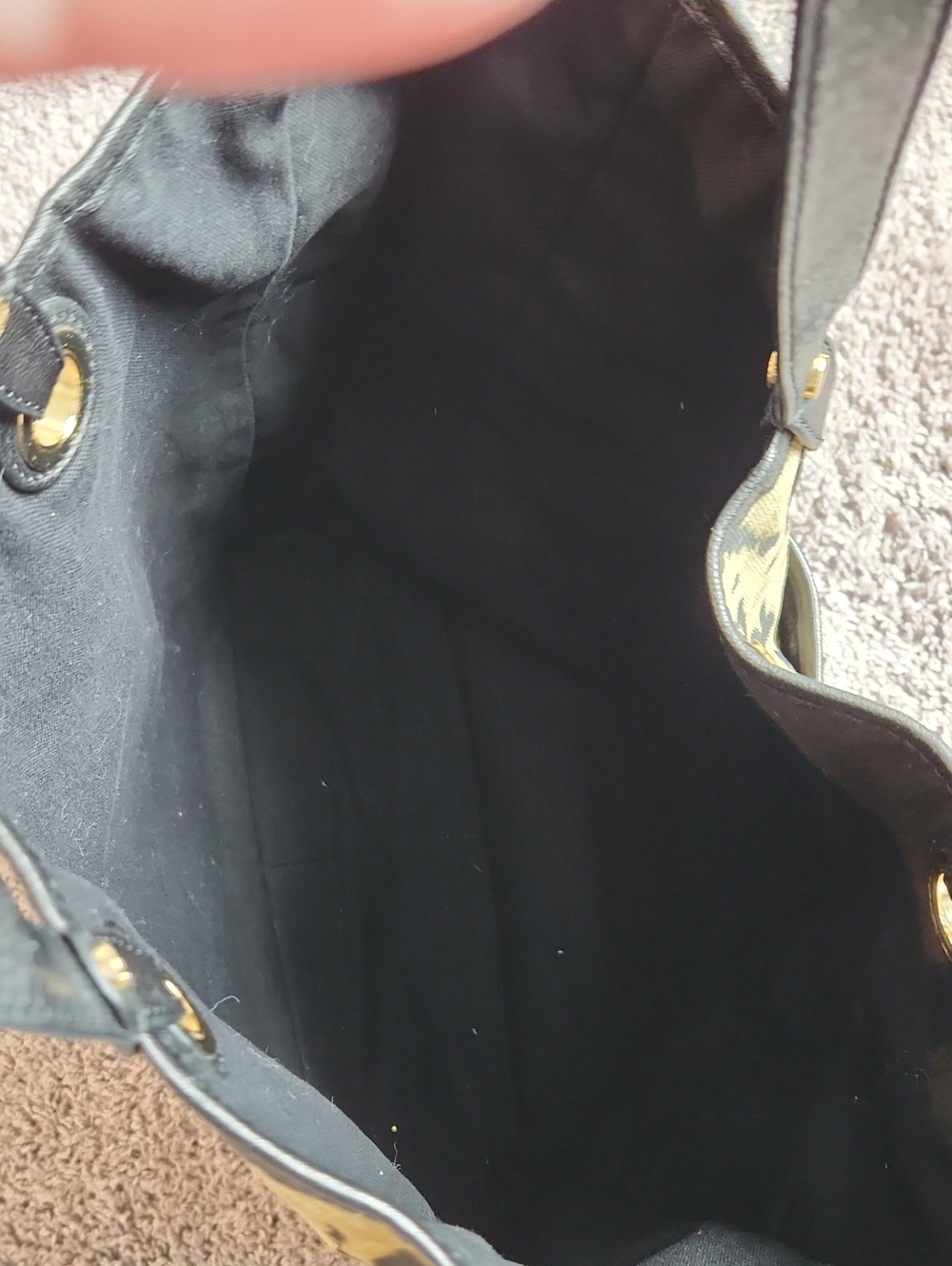 Tory Burch Leopard Canvas Tote - Picture 5 of 7